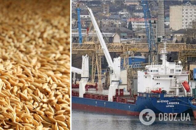 Судно с краденным украинским зерном задержали в Ливане