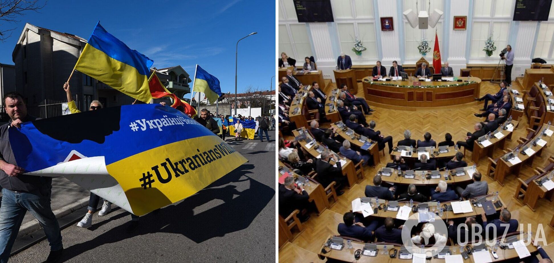 Парламент Чорногорії засудив вторгнення РФ в Україну і звернувся до ООН та ОБСЄ