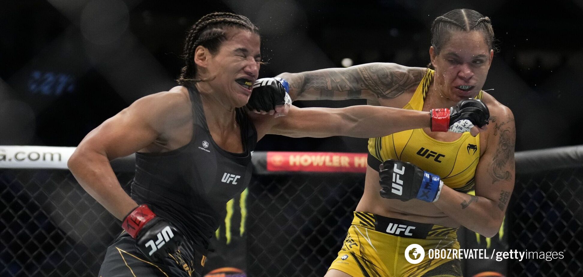 Ексчемпіонка UFC втратила у бою великий шматок чола