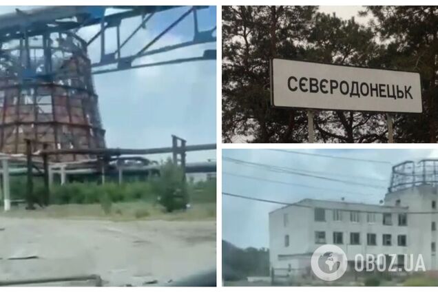 Оккупанты превратили город в руины: в сеть попало новое видео из разрушенного Северодонецка