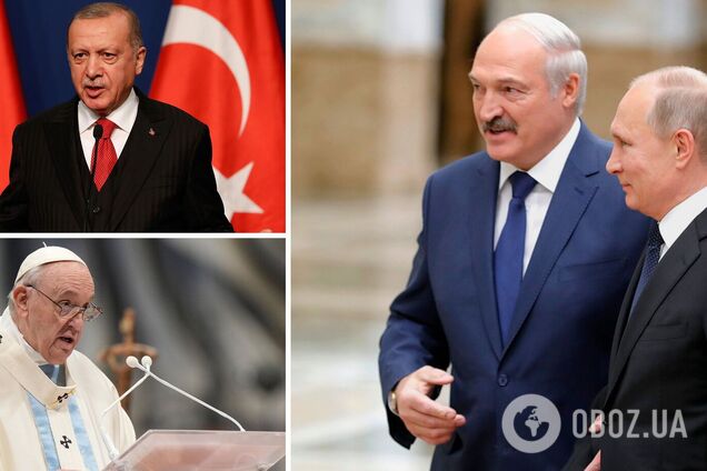 Ердоган, Цзіньпін і Папа Римський: хто привітав з Днем незалежності Білорусь, яка публічно підтримала війну в Україні