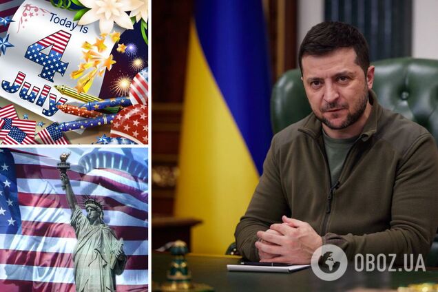 Зеленский поздравил США c Днем независимости и поблагодарил за помощь Украине