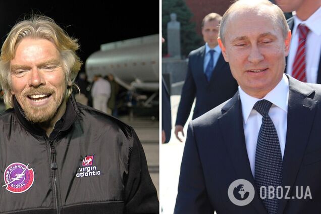 Миллиардер Брэнсон перевел вину за войну в Украине только на Путина: говорит, россияне ни при чем