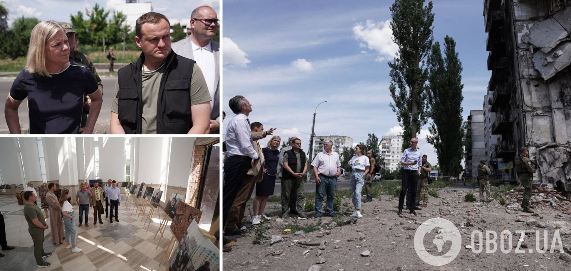 'Українці борються за весь цивілізований світ': прем'єр-міністерка Швеції побачила наслідки 'русского міра' в Бучі та Бородянці. Фото