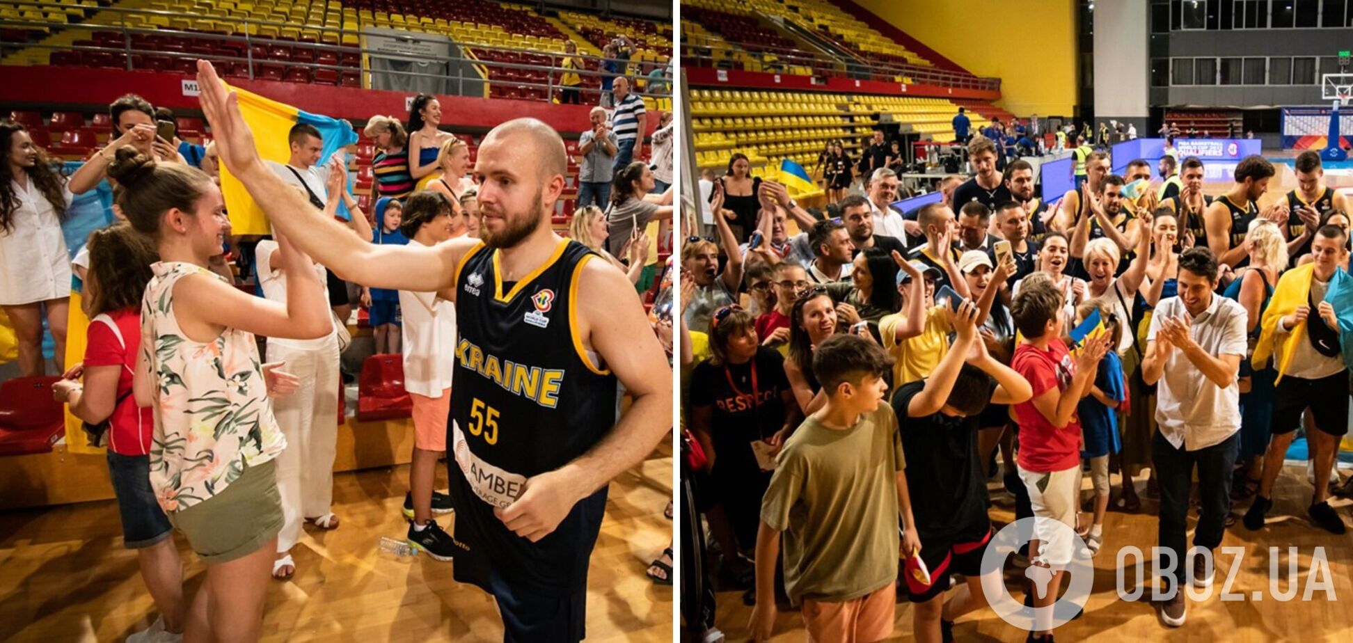 Українці в Скоп'є влаштували емоційне братання з гравцями збірної України