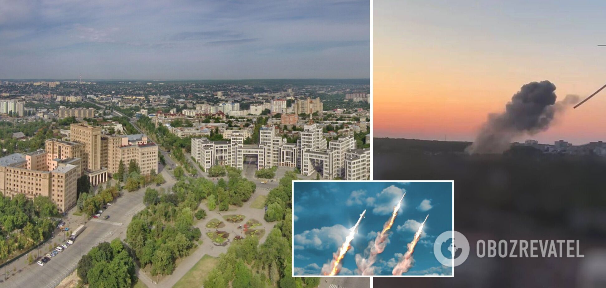 В Харькове утром 4 июля прогремели взрывы, поднялся дым. Фото и видео