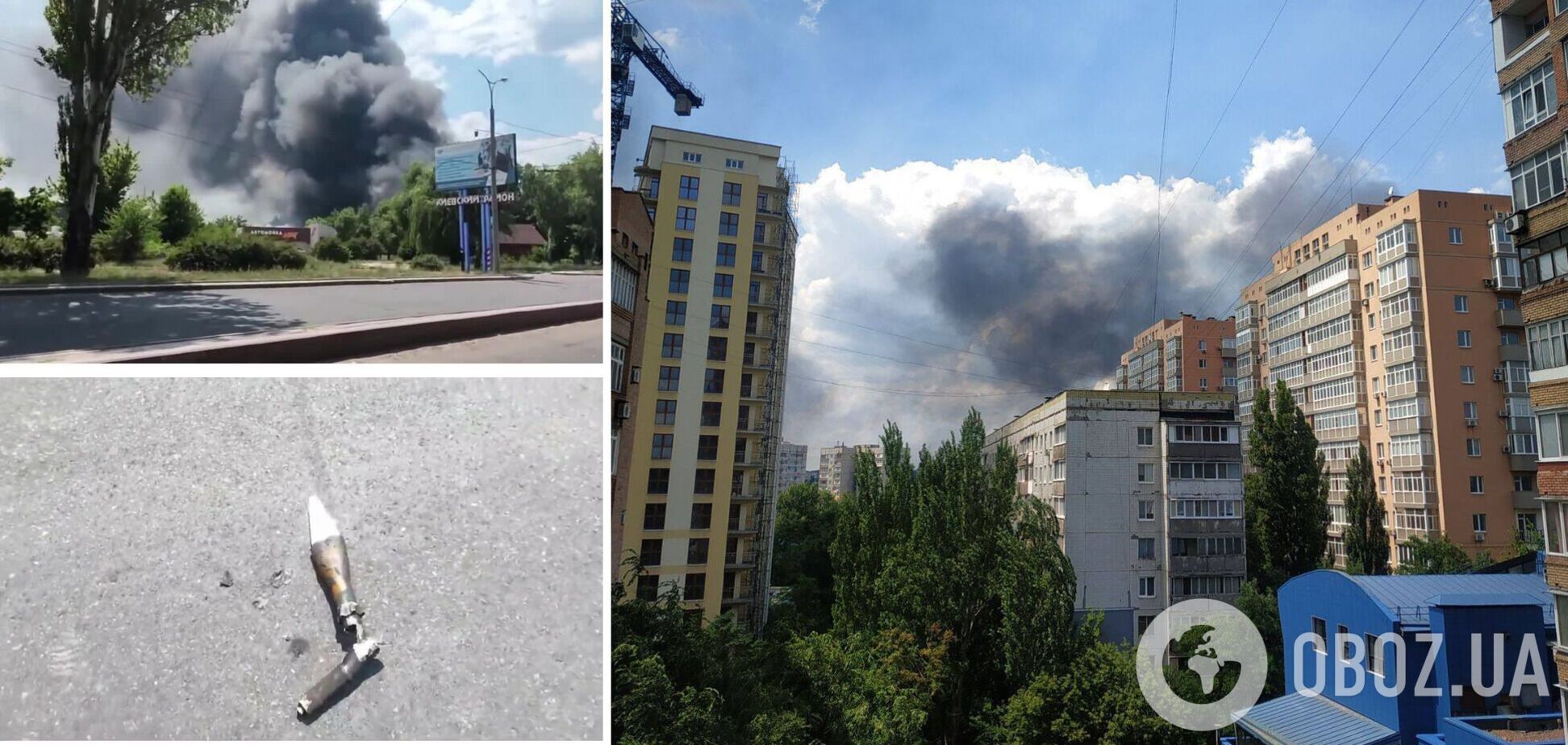 У Донецьку сталися 'хлопки' на складі з боєприпасами: спалахнула потужна пожежа. Відео