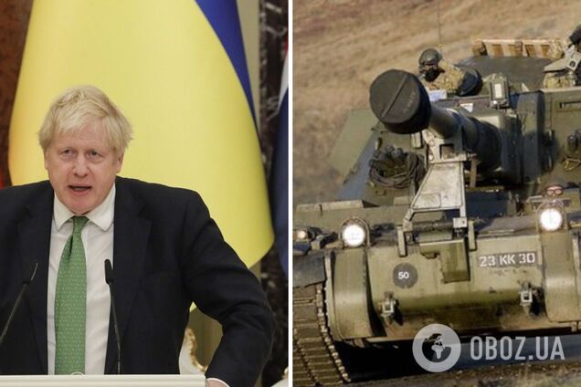 Джонсон пообещал Украине гаубицы и дроны