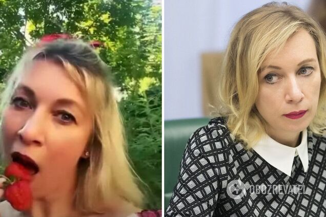 Российский художник написал картину, как обнаженная Мария Захарова эротично ест клубнику. Ее назвали шедевром