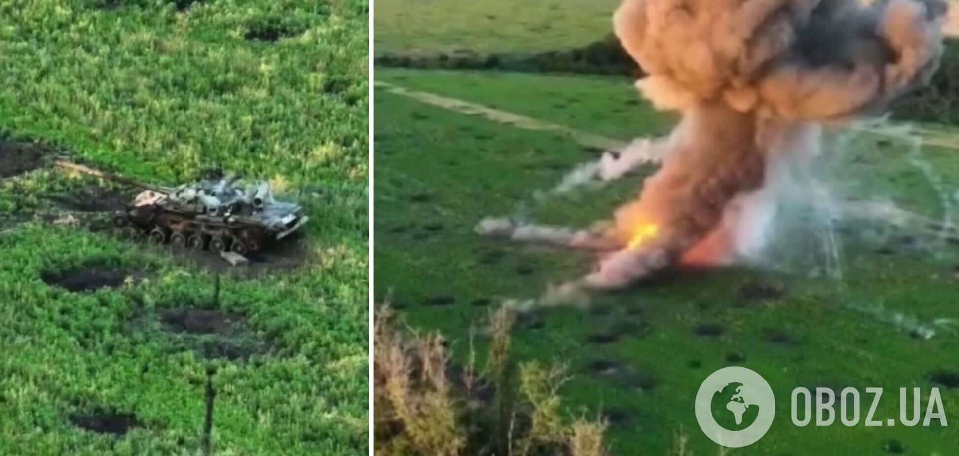 ЗСУ показали, як спалюють російські танки