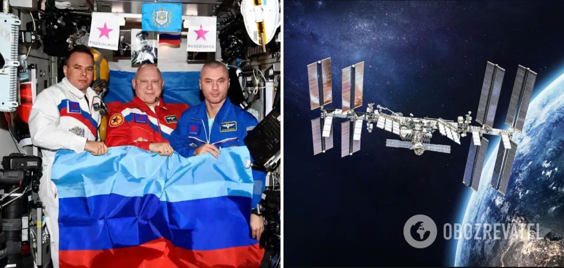 В МИД Украины призвали исключить РФ из космических программ после выходки космонавтов с флагом