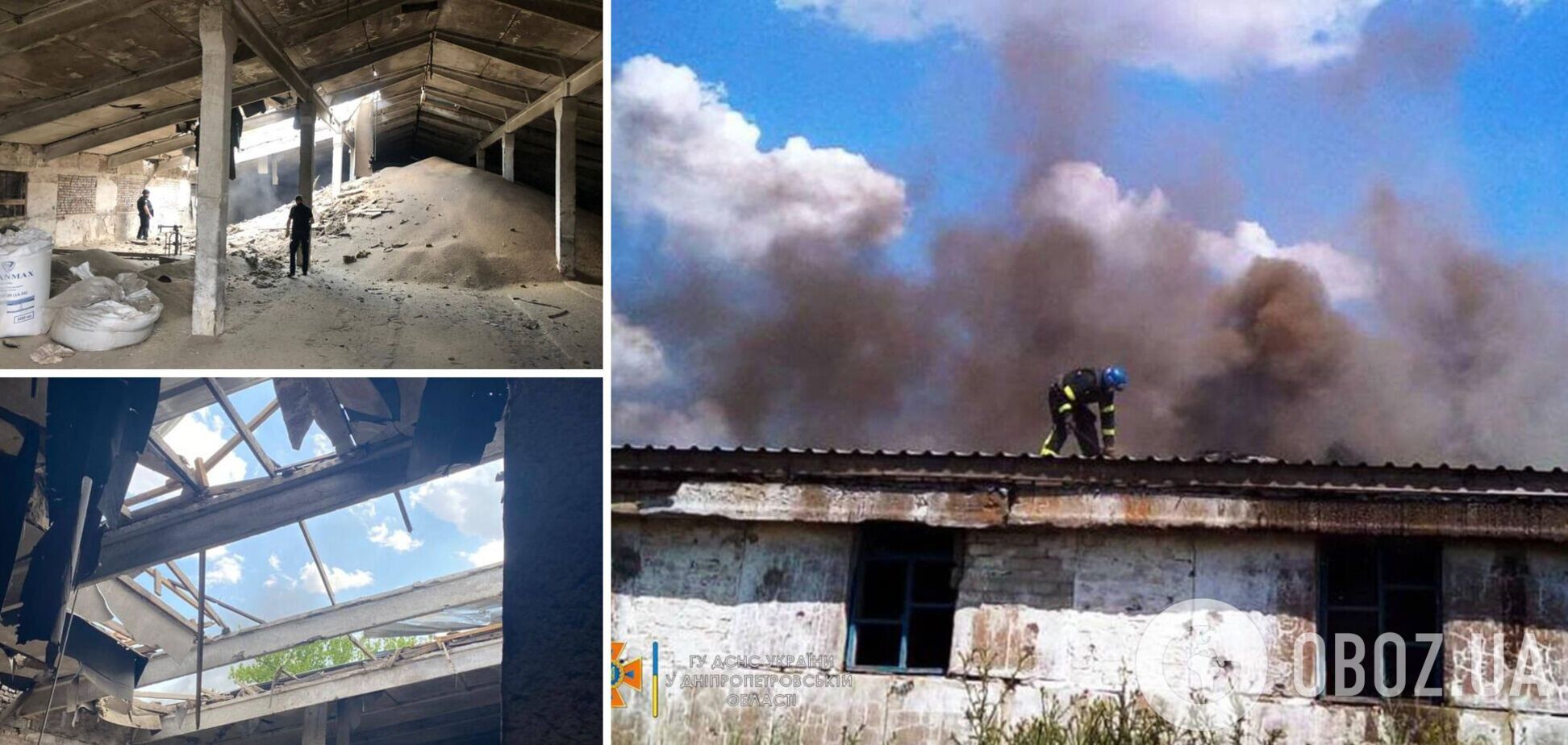 Війська РФ знову обстріляли Велику Кострому на Дніпропетровщині: удар припав на сільгосппідприємство. Фото