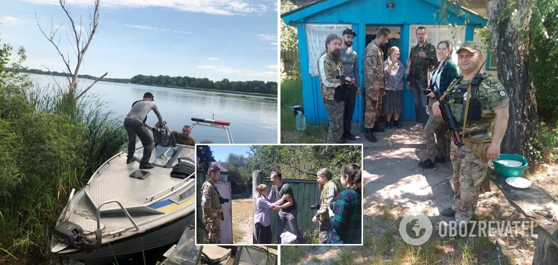 Поліцейським допомогли українські та польські волонтери