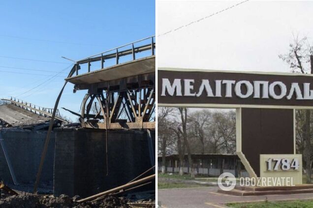 На Запоріжжі 'втомився' черговий міст, який використовували окупанти – голова ОВА