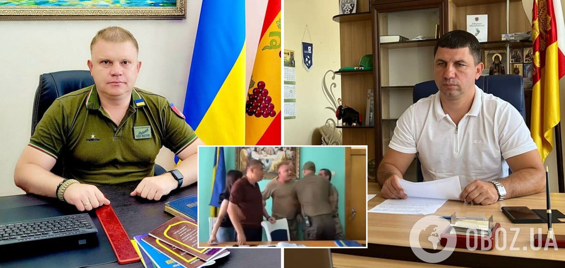 В Белгород-Днестровском глава райсовета и мэр устроили драку прямо на сессии. Видео 18+