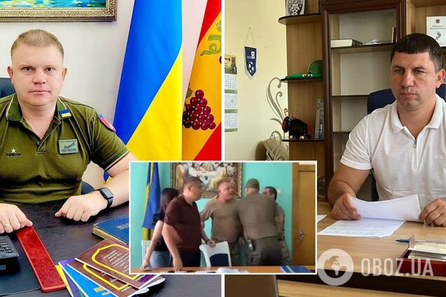 В Белгород-Днестровском глава райсовета и мэр устроили драку прямо на сессии. Видео 18+