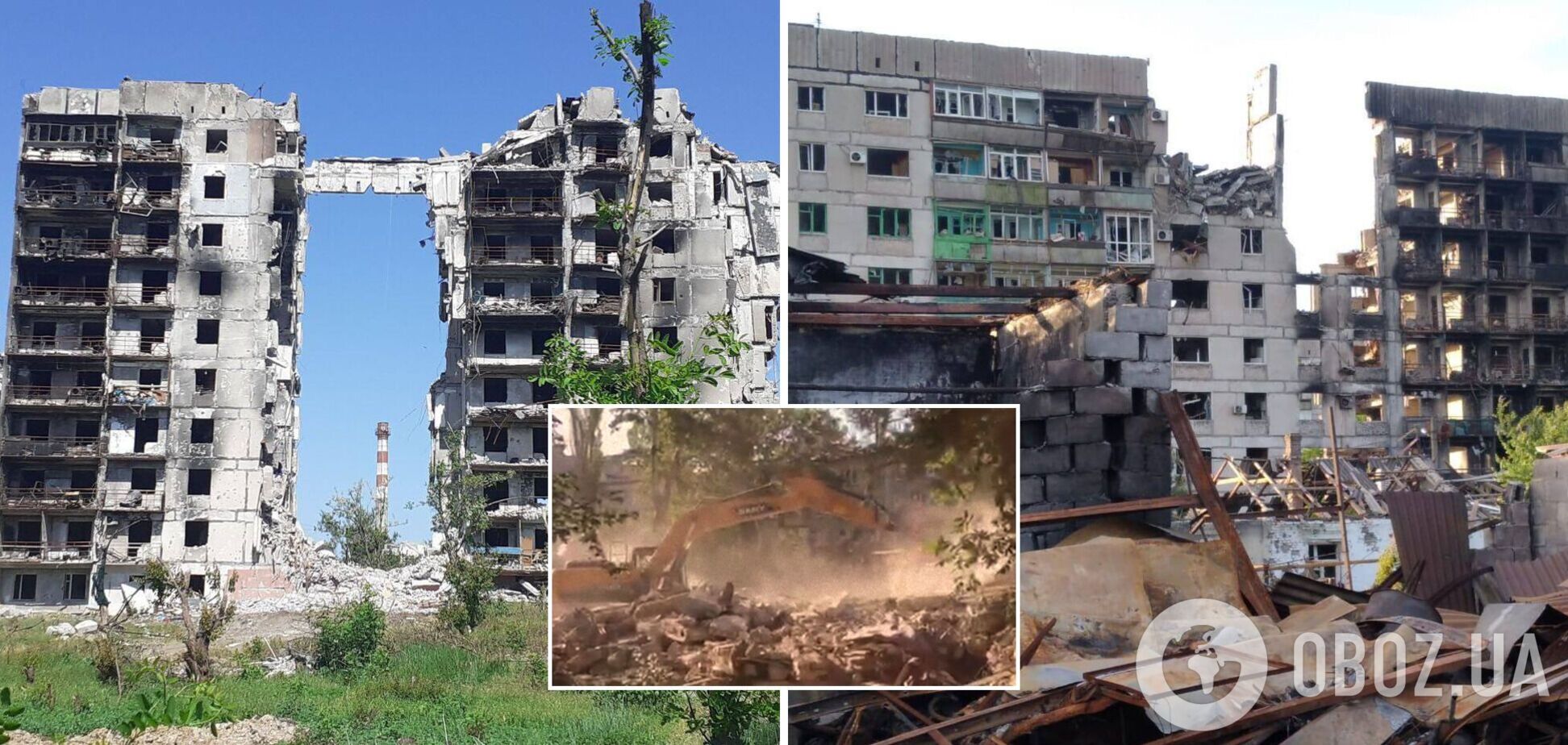 У Маріуполі окупанти без попередження знесли житловий будинок, люди не встигли забрати свої речі. Відео