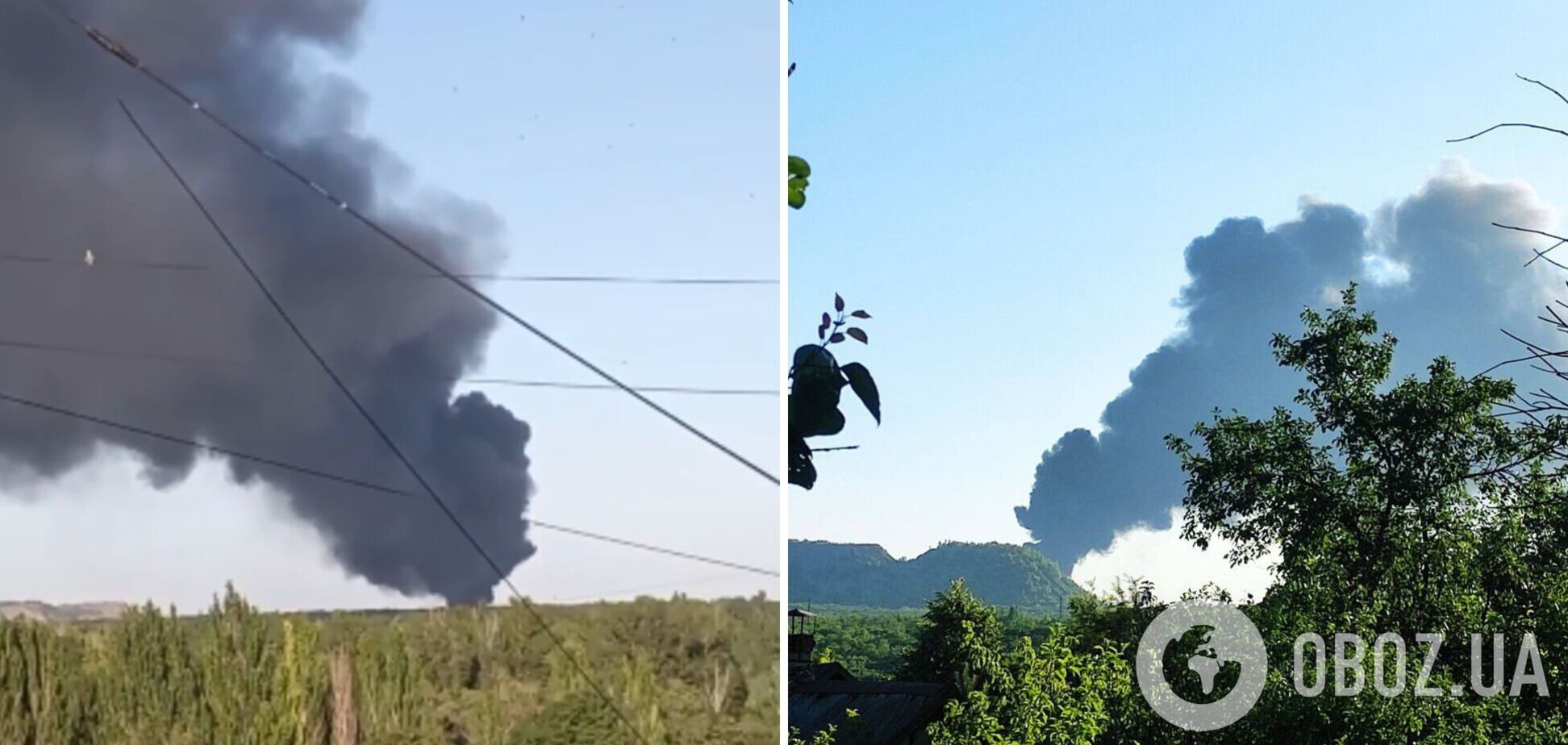 У Донецьку знову горить нафтобаза, де напередодні 'курили в недозволеному місці'. Фото і відео