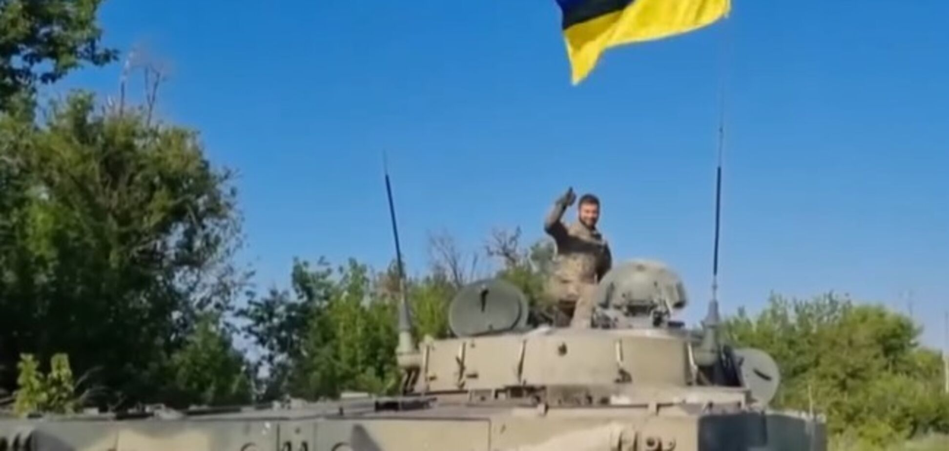 Защитники Украины угнали БМП-3 из-под носа у оккупантов