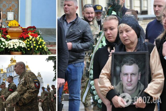 В Киеве простились с комбатом 72 ОМБ Андреем Верхоглядом, погибшим в бою с оккупантами. Фото