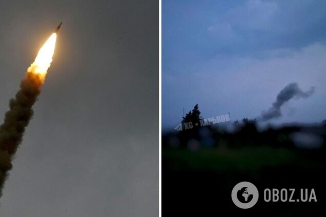 Війська РФ влаштували вечірній обстріл Харкова, на місці 'прильотів' із Бєлгорода почалася пожежа. Фото та відео