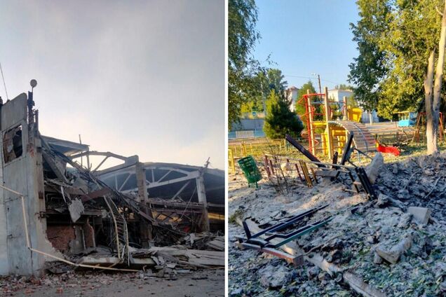В Донецкой области россияне разбомбили больницу, жилые дома и детскую площадку
