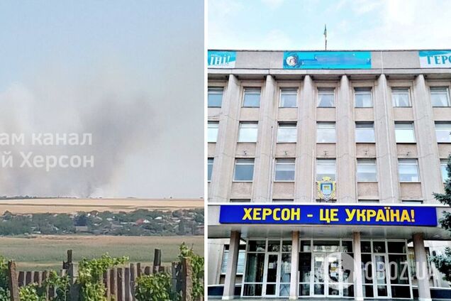В Херсоне слышали взрывы и начался пожар: очевидцы заявили о новом попадании по складу оккупантов