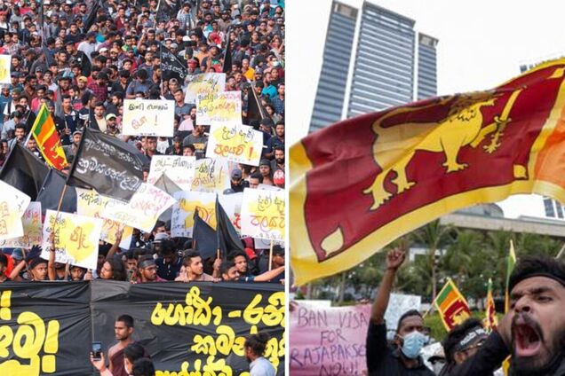 Протести на Шрі-Ланці