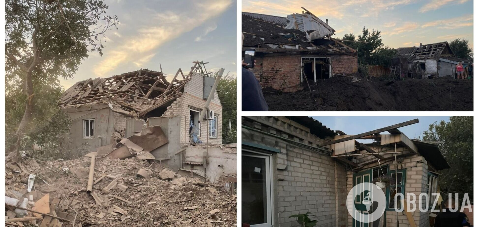 Войска РФ ударили по поселку на Запорожье, разрушены дома: погибла женщина. Фото