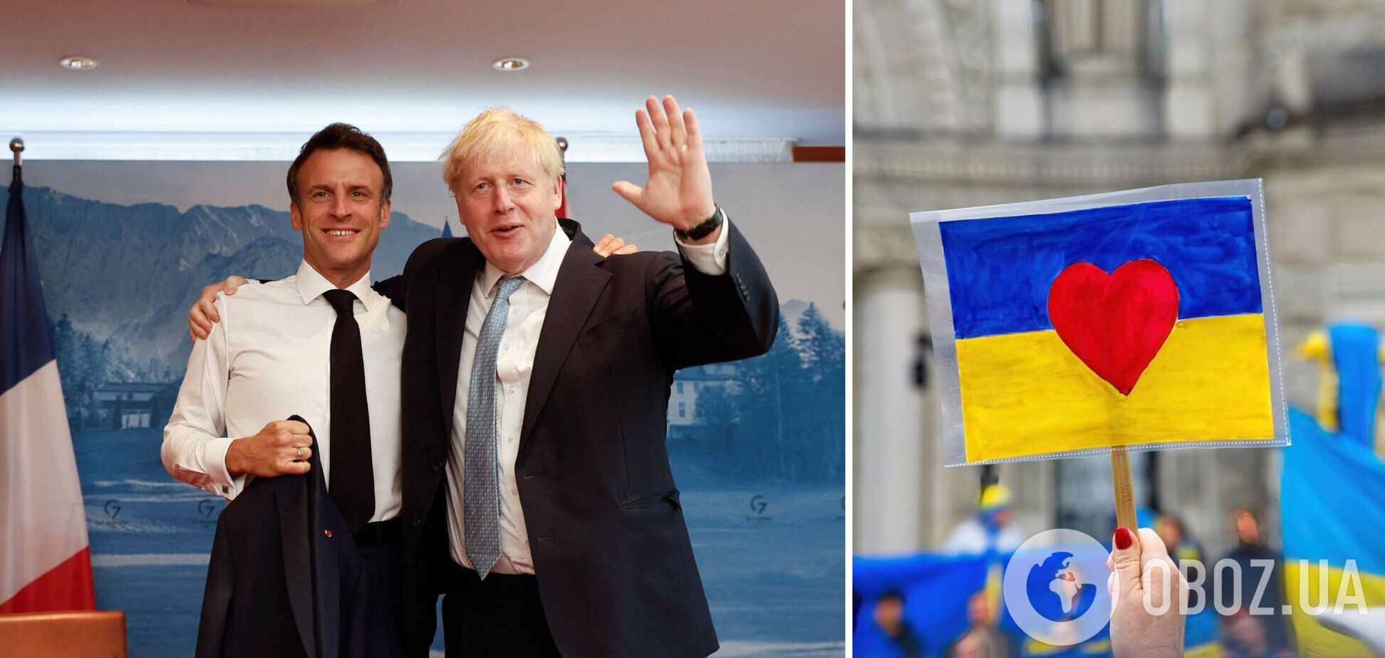 Макрон и Джонсон заявили, что готовы поддерживать Украину, 'сколько будет необходимо' – Елисейский дворец