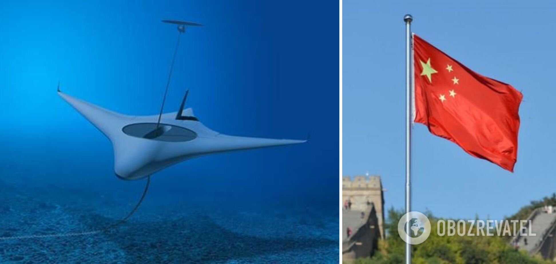 В Китае был разработан БПЛА, который может летать в воздухе и плавать под водой. Фото