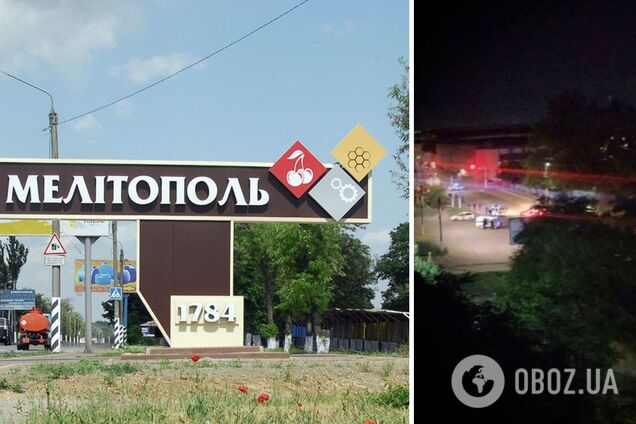 В Мелитополе снова 'бавовна': после взрыва загорелось помещение захваченного оккупантами сервисного центра МВД. Фото