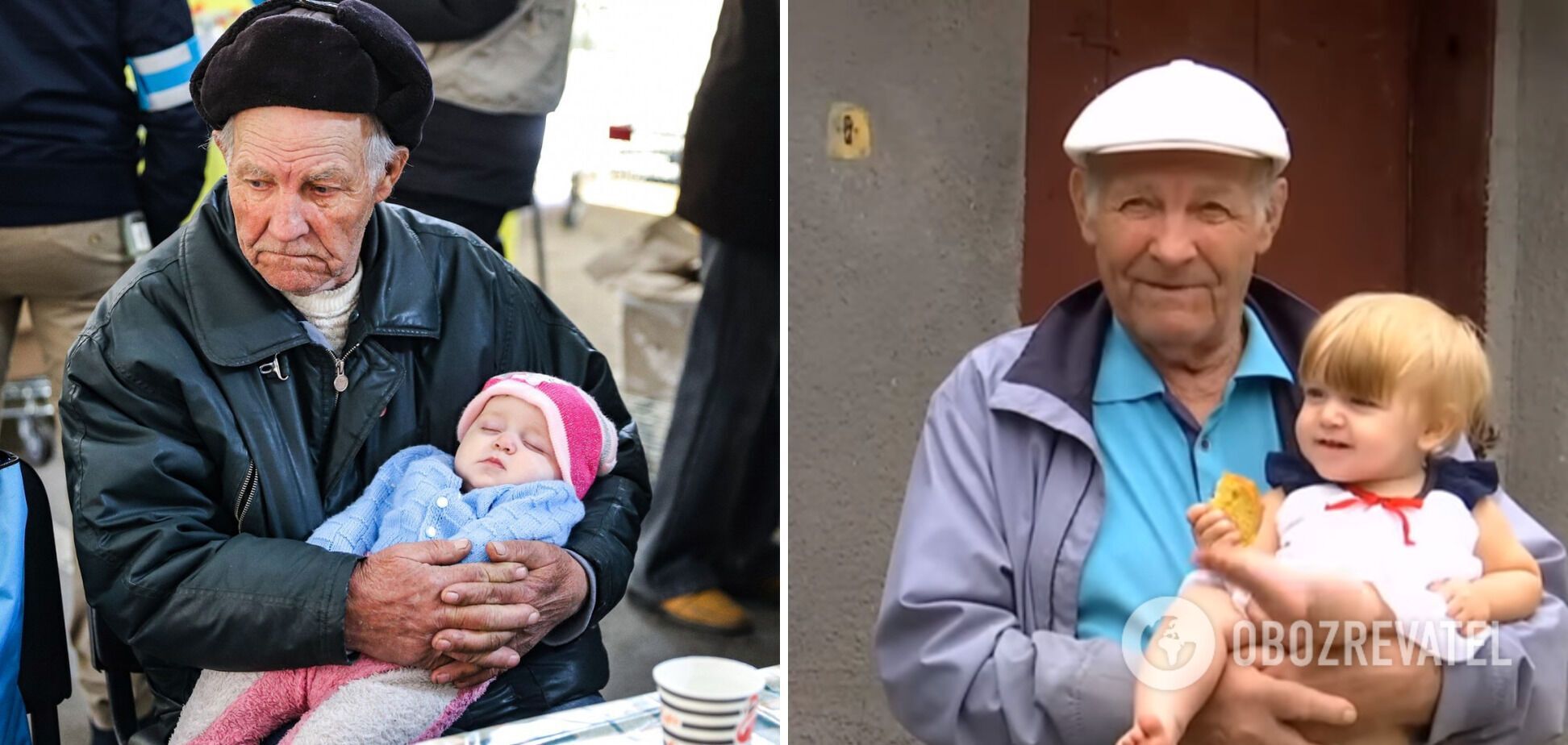 Українці зібрали гроші на будинок для родини дідуся з онукою, які тікали від війни