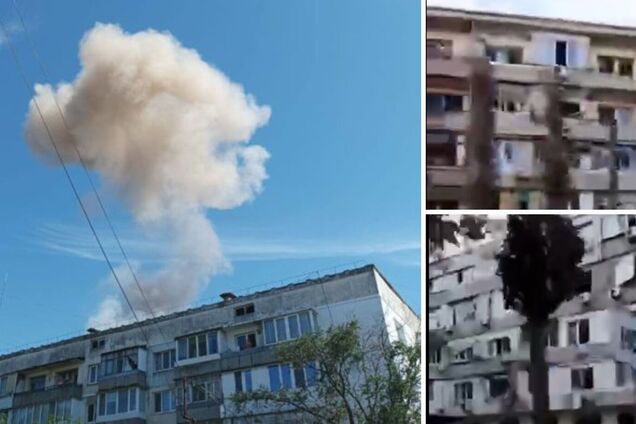 В Новофедоровке неподалеку от взорванной российской авиабазы в домах выбило окна вместе с рамами