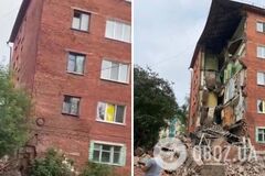В Омську завалився будинок окупанта, що воює в Україні