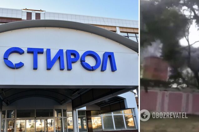 В окупованій Горлівці 'бавовна' на заводі 'Стирол': у Росії вже звинуватили ЗСУ. Відео