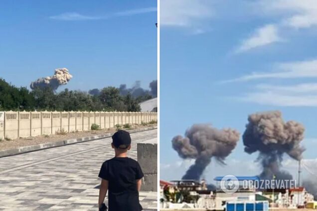 'А нас за що?' Художник із Росії висміяв росіян після вибухів в окупованому Криму