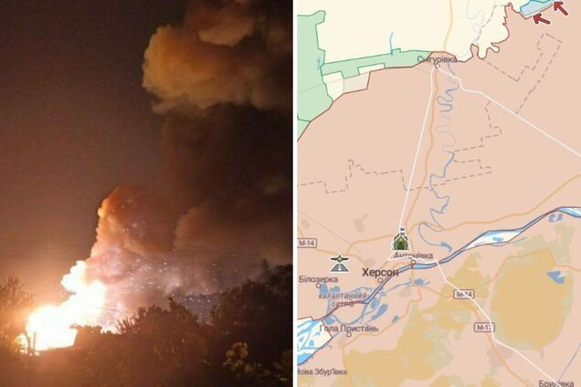 У тимчасово окупованому селищі Веселе на Херсонщині пролунали вибухи