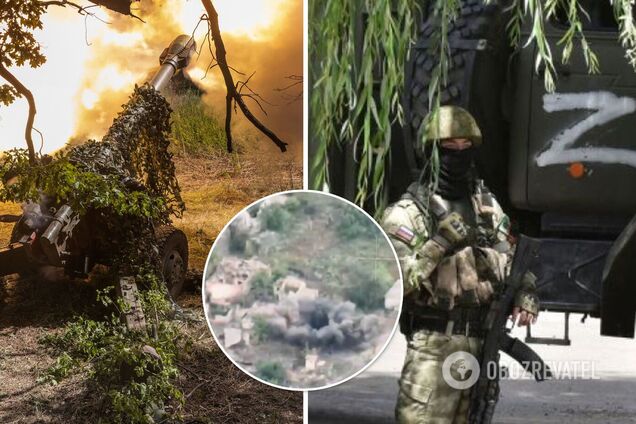 Защитники Украины показали, как раздают оккупантам 'билеты на концерт Кобзона'. Видео ударов