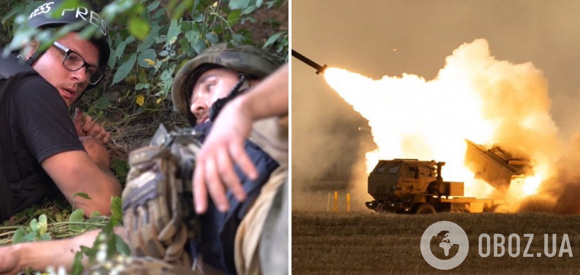 Украинские журналисты попали под обстрел в Авдеевке. Видео