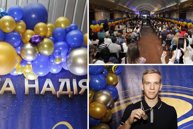Свято на глибині 50 метрів: Філатов у метро привітав золотих медалістів шкіл Дніпра