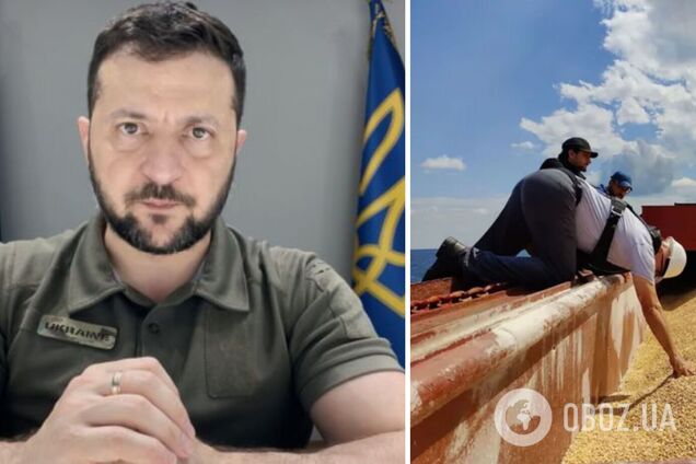 Зеленський заявив, що Росія блокує вихід 150 суден із зерном з України