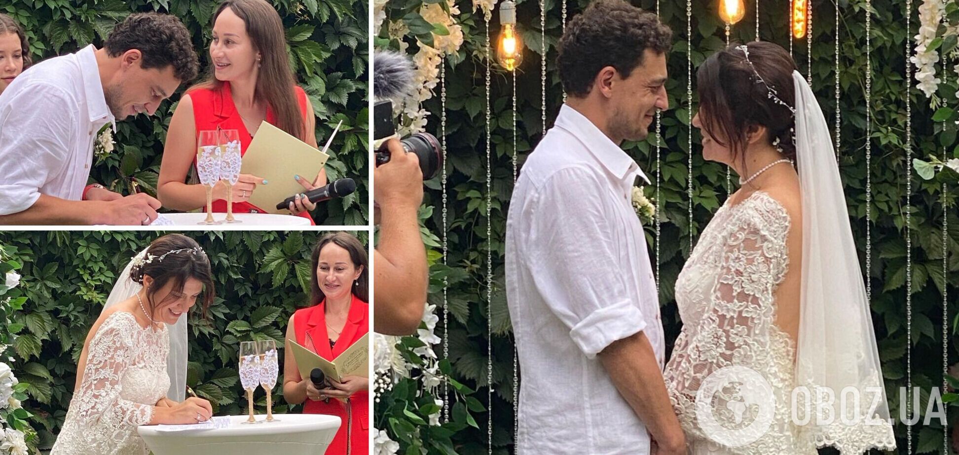 Появились новые фото со свадьбы Синельникова в Буче