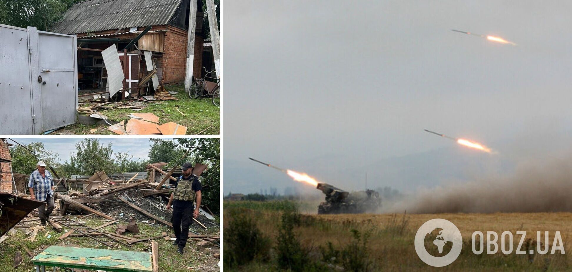 Россияне обстреляли из артиллерии населенные пункты в Харьковской области