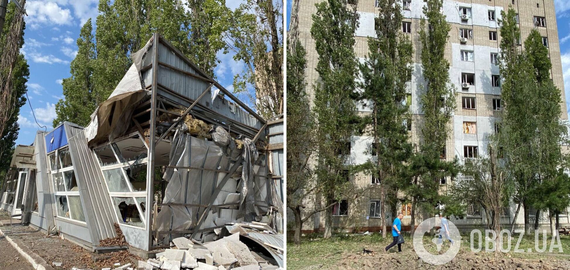 Оккупанты били 'Смерчами' и ракетами С-300 по Николаеву, есть раненый. Фото