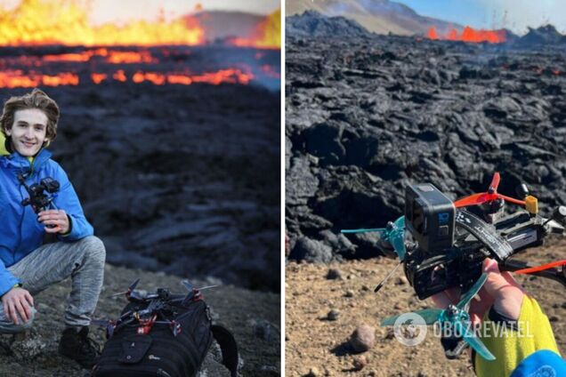 17-річний блогер зняв вулкан зсередини за допомогою дрону. Відео