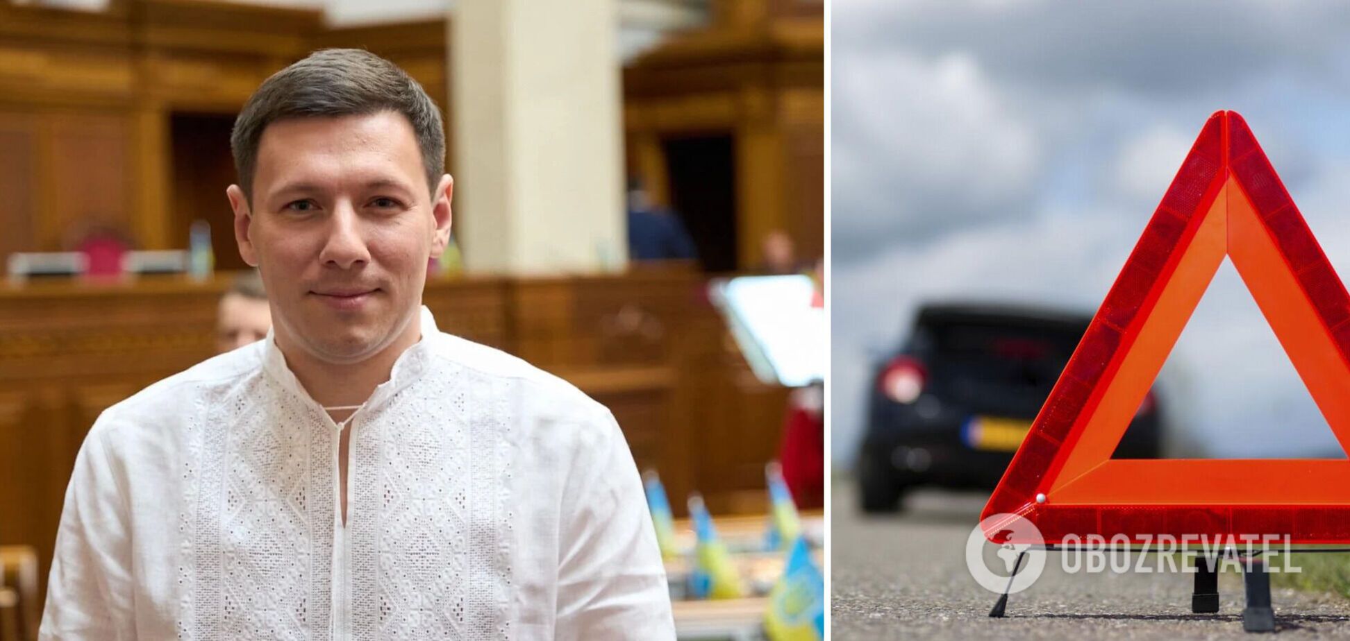 Депутат от 'Слуги народа' Алексей Красов попал в ДТП на Житомирщине: выяснились детали