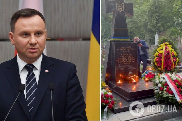 Історичний момент: Дуда вшанував пам’ять військових УНР, які разом з Військом Польським воювали проти більшовиків 