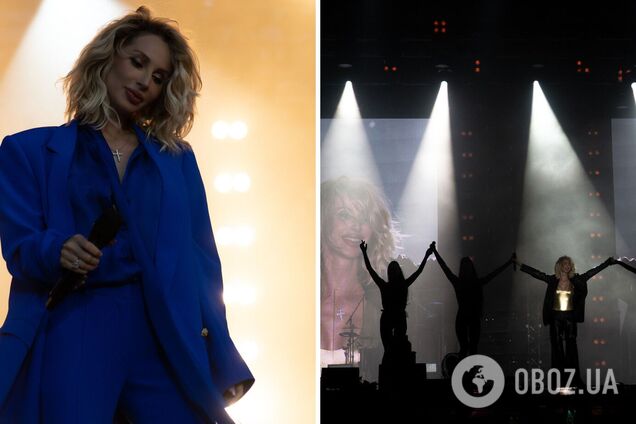 'Щедрик', пісня Скрябіна та прапор України: LOBODA дала душевний концерт у Ризі