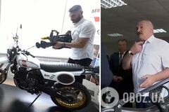 'А що тут білоруського?'  Лукашенко невдало похизувався новим мотоциклом 'Мінськ' із китайських деталей. Відео